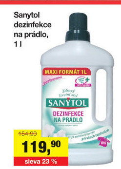 Dezinfekční čistič na prádlo Sanytol