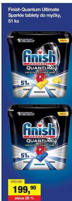 Tablety do myčky Finish Quantum Ultimate