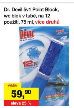 WC blok bodový Dr. Devil