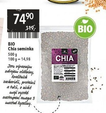 BIO Chia semínka 500g