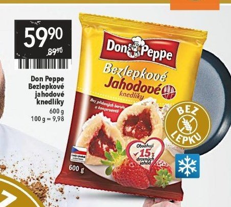 Don Peppe Bezlepkové jahodové knedlíky