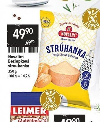 Novalim Bezlepková strouhanka