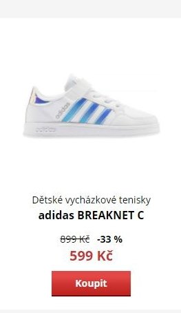 Dětské vycházkové tenisky adidas BREAKNET C