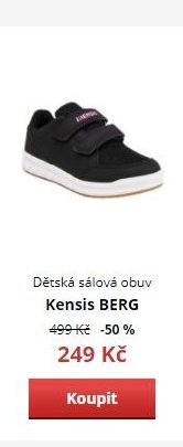 Dětská sálová obuv Kensis BERG