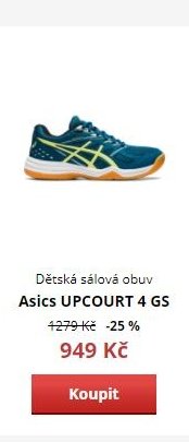 Dětská sálová obuv Asics UPCOURT 4 GS