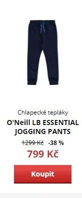 Chlapecké tepláky O'Neill LB ESSENTIAL JOGGING PANTS