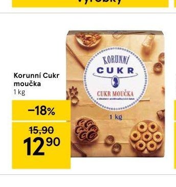Korunní Cukr moučka