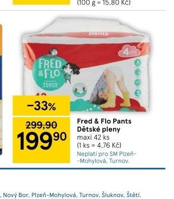 Fred & Flo Pants Dětské pleny