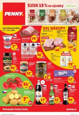 akční leták Penny Market 9.9.2021-15.9.2021