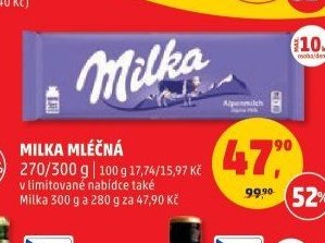Milka mléčná