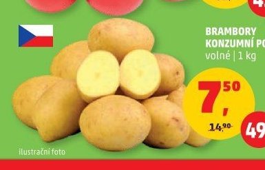 Brambory konzumní pozdní