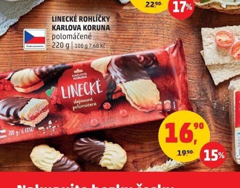 Linecké rohlíčky Karlova Koruna