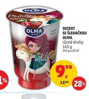 Dezert se šlehačkou Olma