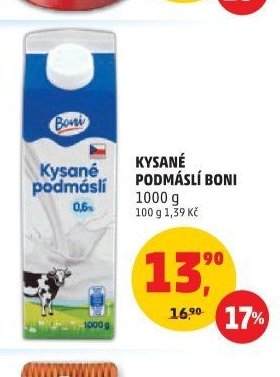 Kysané podmáslí Boni