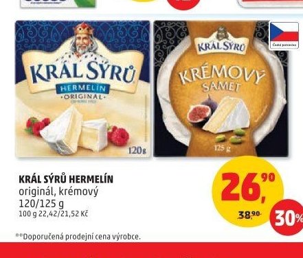 Král Sýrů Hermelín
