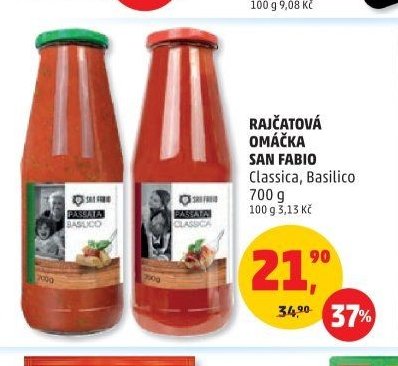 RAJČATOVÁ OMÁČKA SAN FABIO