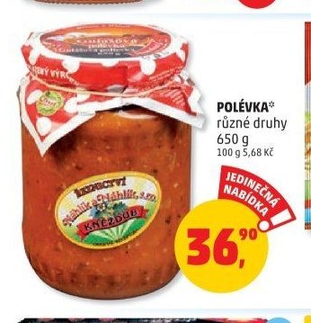POLÉVKA různé druhy