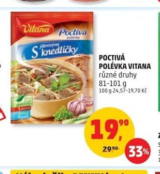 POCTIVÁ POLÉVKA VITANA