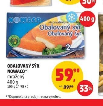 Obalovaný sýr Nowaco