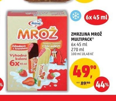 Zmrzlina Mrož multipack