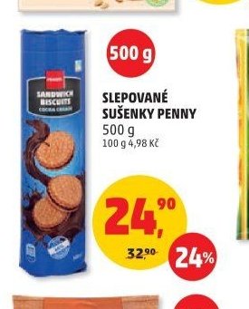 SLEPOVANÉ SUŠENKY PENNY