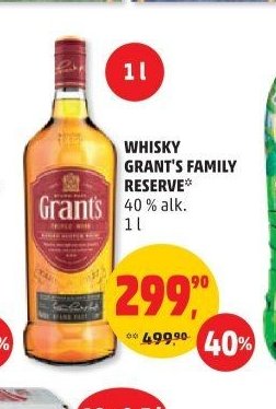 WHISKY GRANT'S FAMILY RESERVE