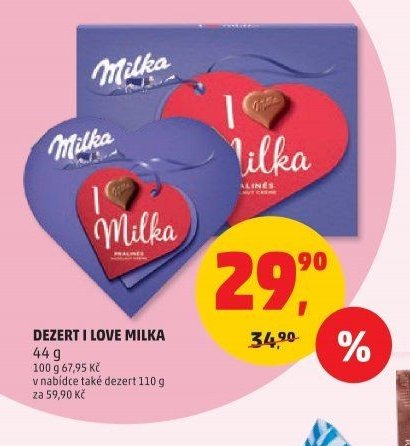 DEZERT I LOVE MILKA