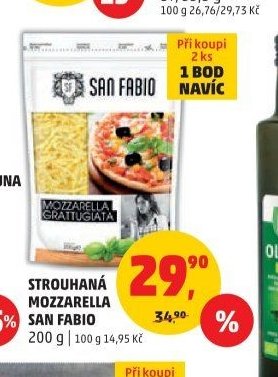 STROUHANÁ MOZZARELLA SAN FABIO 200 g