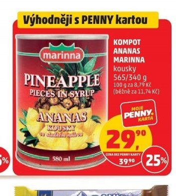Kompot ananas Marinna