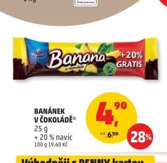 Banánek v čokoládě 25 g