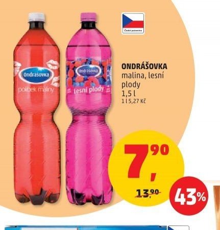 Ondrášovka malina, lesní plody