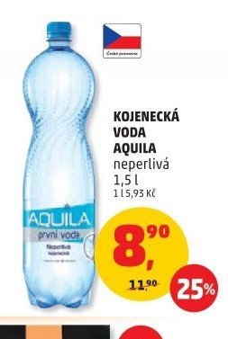 Kojenecká voda Aquila neperlivá