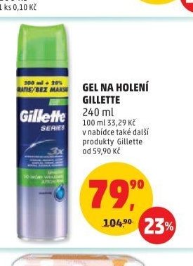 Gel na holení Gillette