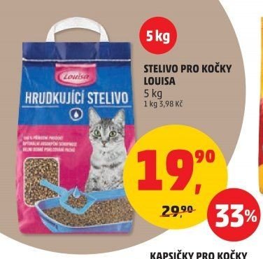Stelivo pro kočky Louisa 5 kg