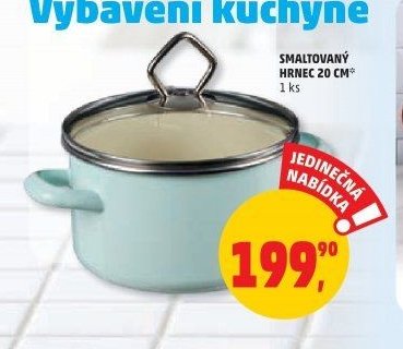 SMALTOVANÝ HRNEC 20 CM
