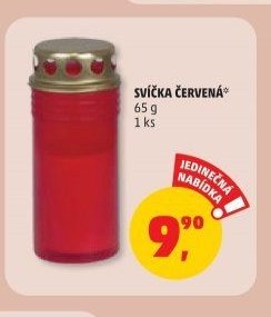 Svíčka červená