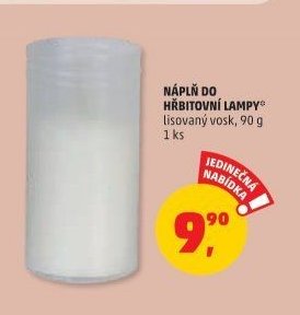 Náplň do hřbitovní lampy