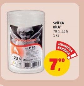 Svíčka bílá