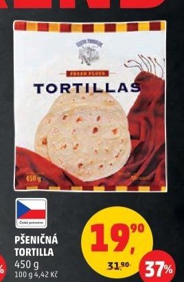 PŠENIČNÁ TORTILLA