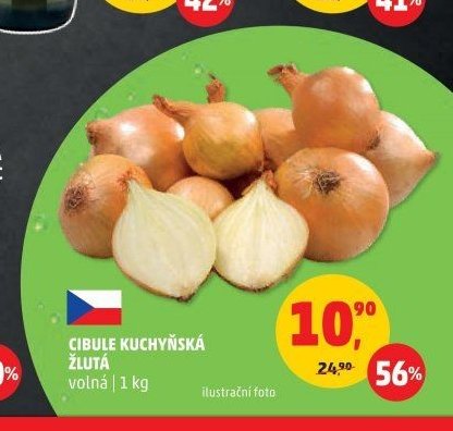 CIBULE KUCHYŇSKÁ ŽLUTÁ