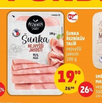 ŠUNKA ŘEZNÍKŮV TALÍŘ nejvyšší jakosti
