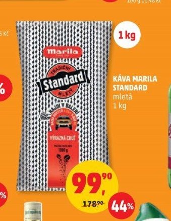 KÁVA MARILA STANDARD mletá