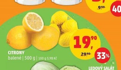 CITRONY balené