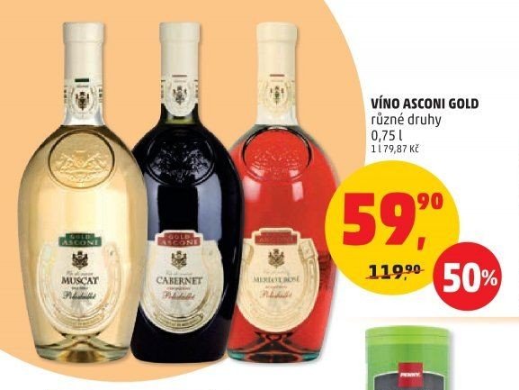 Víno Asconi Gold