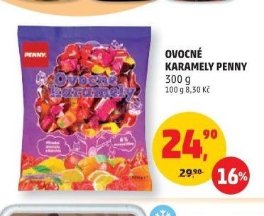 Ovocné karamely Penny