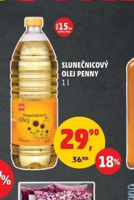 SLUNEČNICOVÝ OLEJ PENNY 1 l