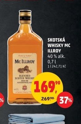 SKOTSKÁ WHISKY MC ILLROY 0,7 l