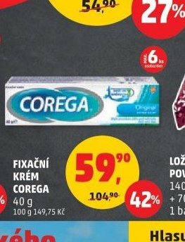 FIXAČNÍ KRÉM COREGA 40 g
