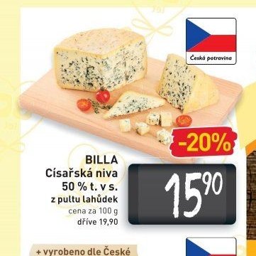 BILLA Císařská niva
