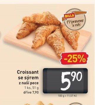 Croissant se sýrem z naší pece